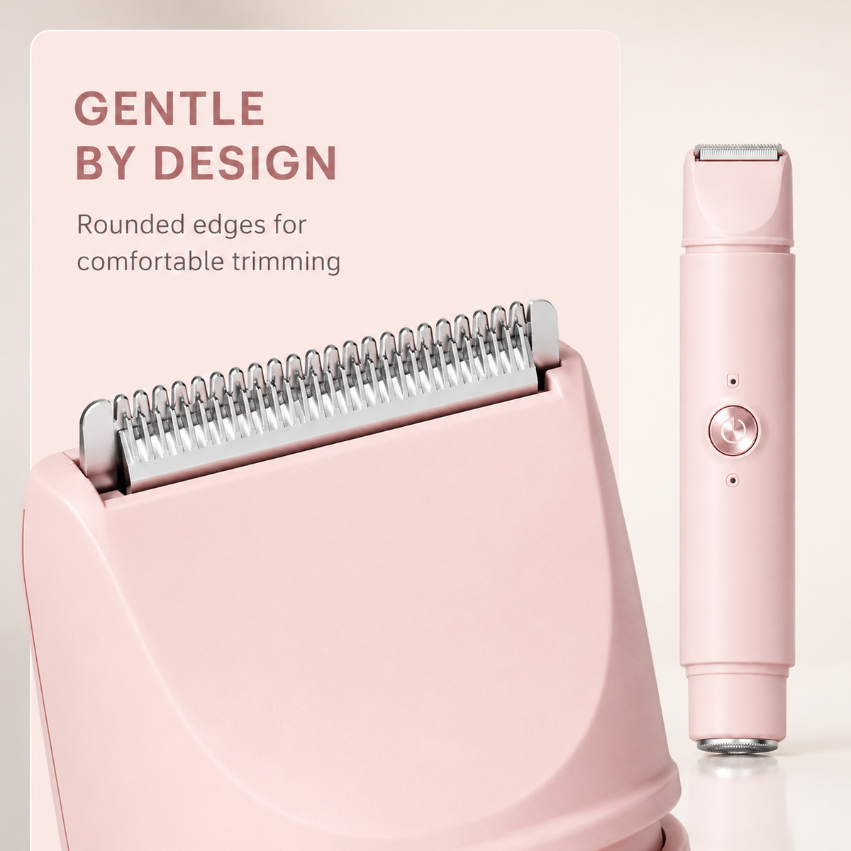 SilkTouch Pro – rounded blade edges for comfortable trimming | Glow Vanta