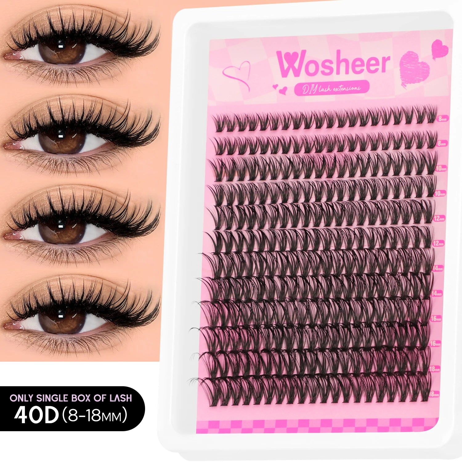 Wosheer 5-Minute Salon Lash Kit