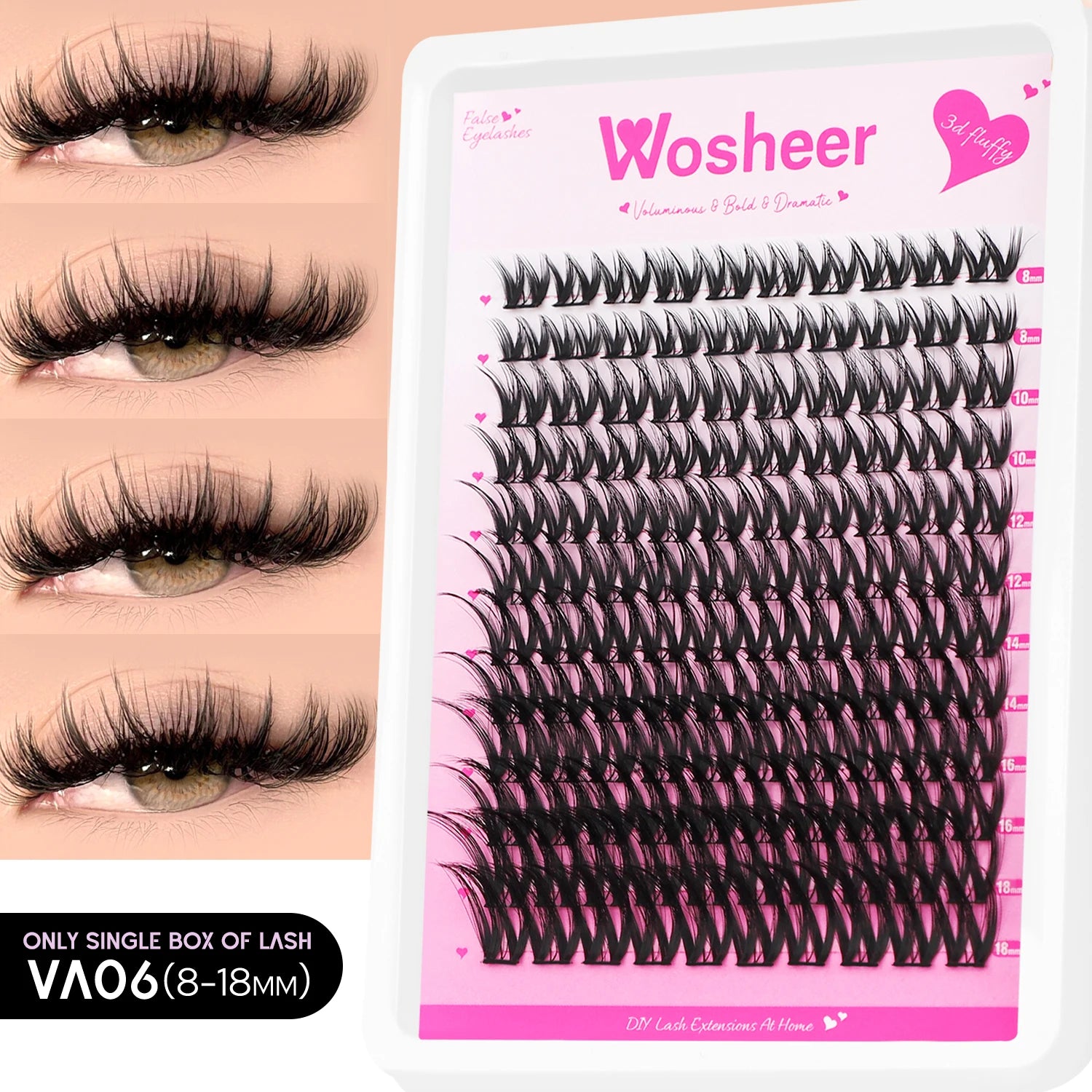 Wosheer 5-Minute Salon Lash Kit