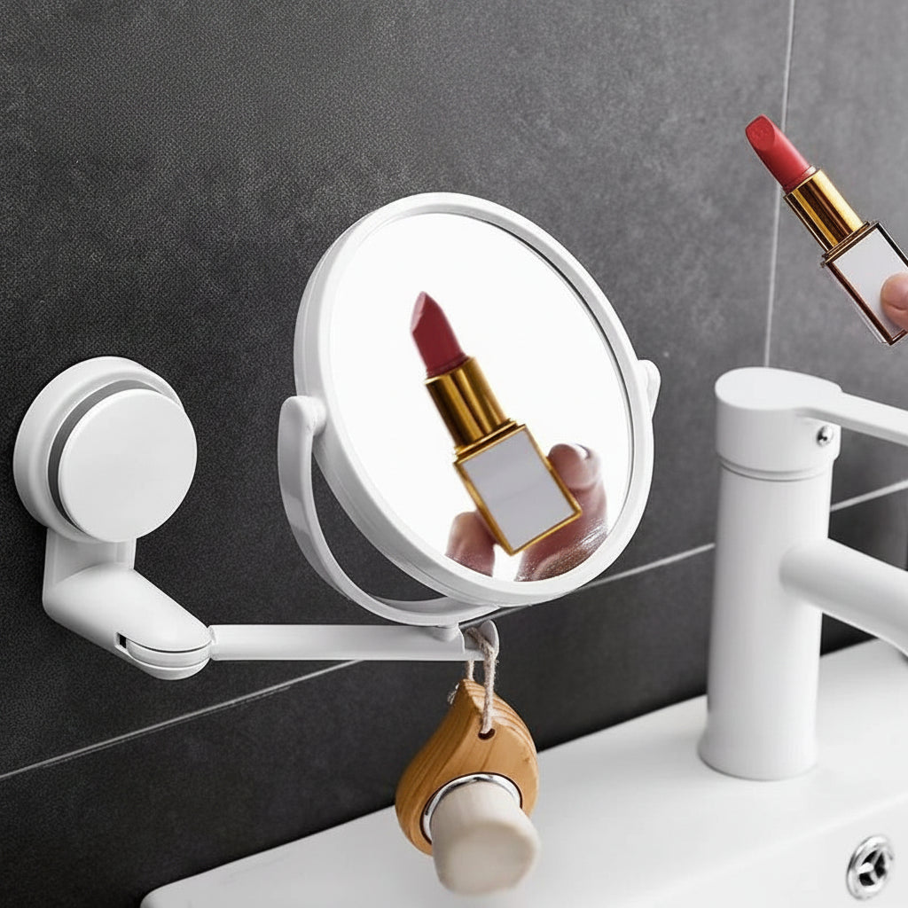 GlowFlex Mirror – Folding Arm Wall Mirror