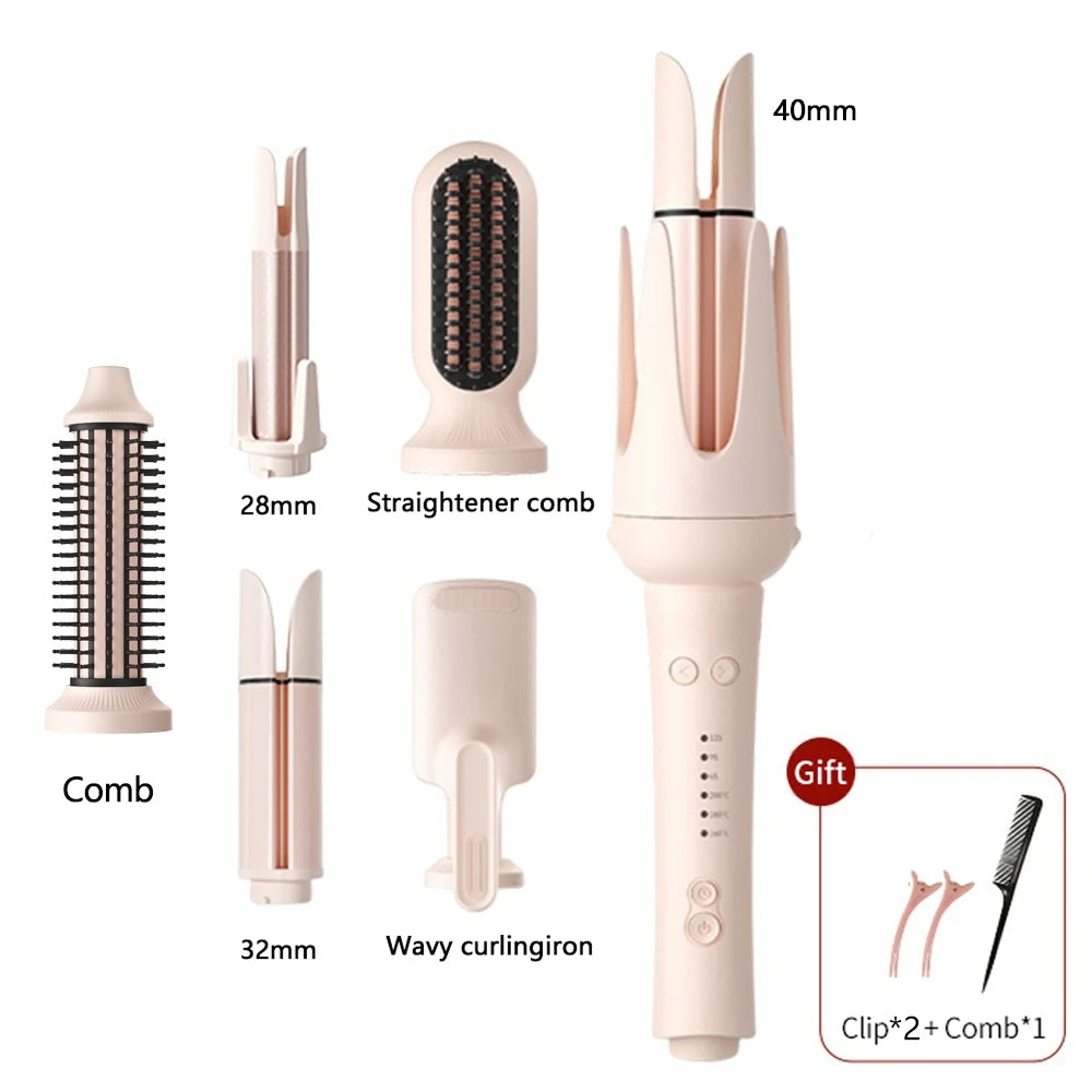 GlowCurl Pro — Automatic Rotating Hair Curler