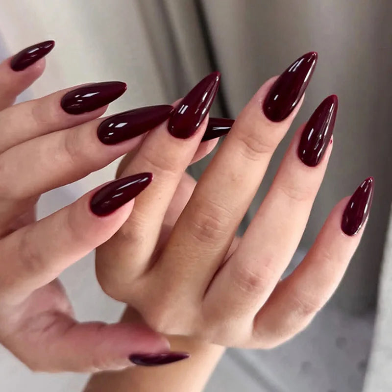 Aurora Glow – Nude Pink Ombré Press-On Nails
