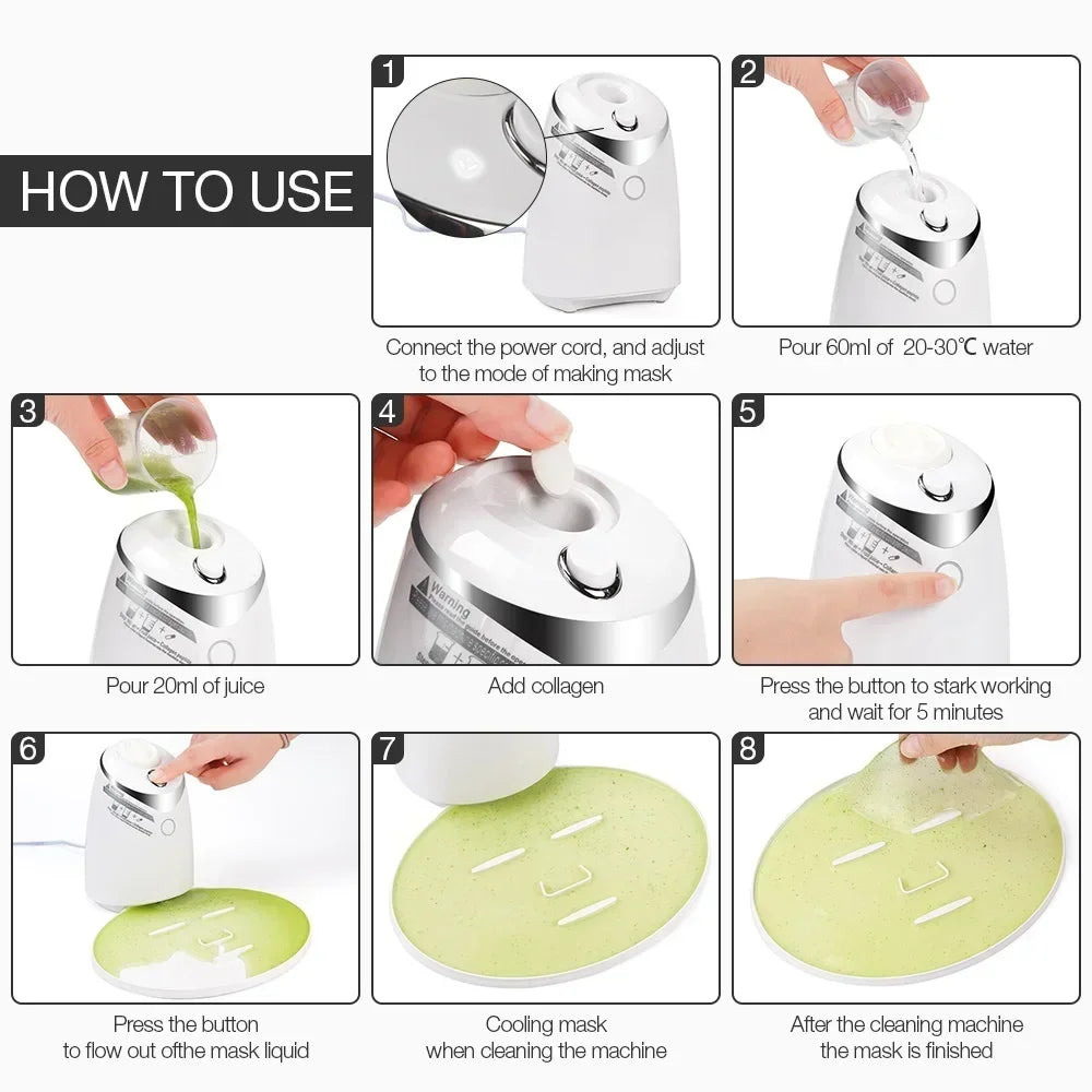 GlowMask Studio — DIY Fruit & Veggie Mask Maker