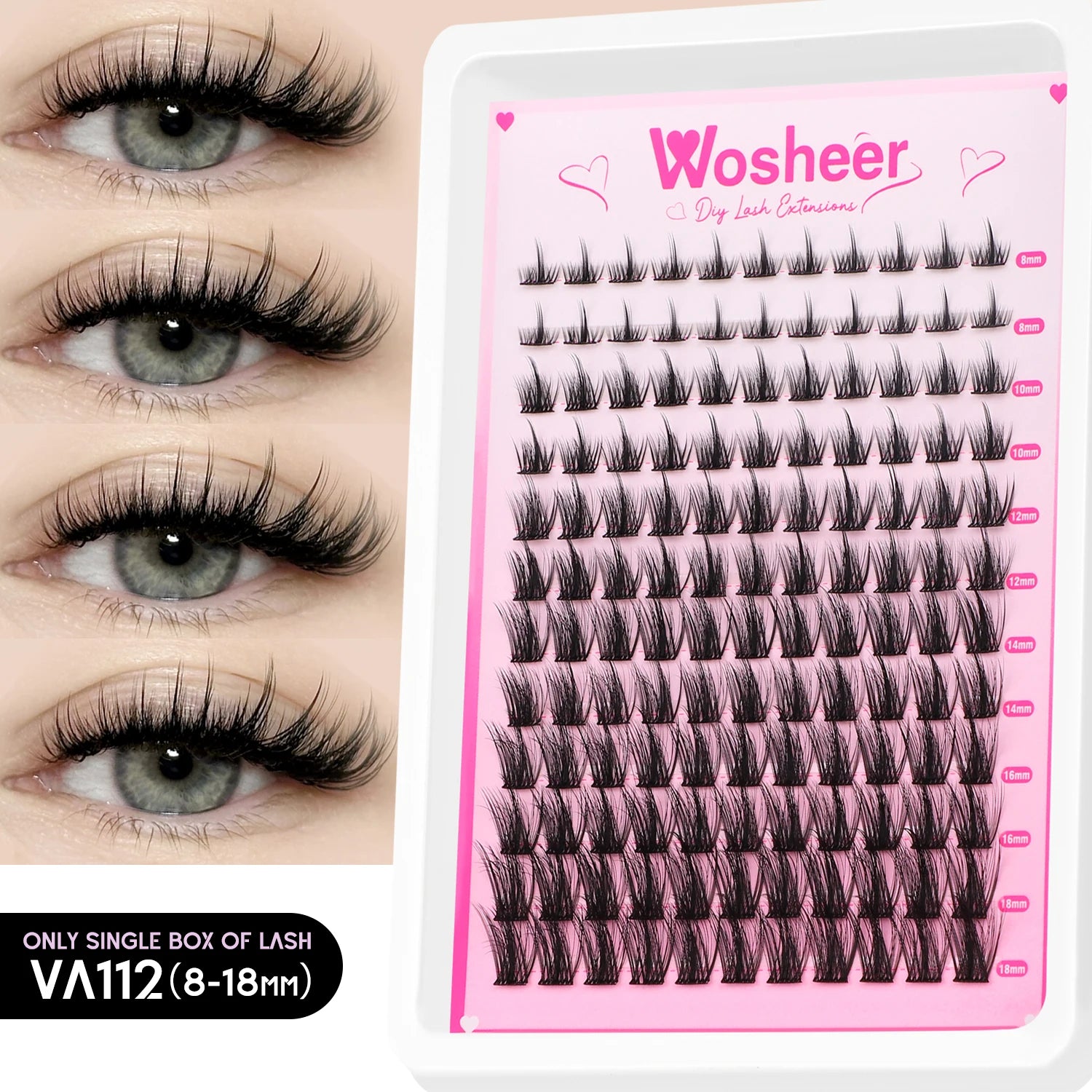 Wosheer 5-Minute Salon Lash Kit