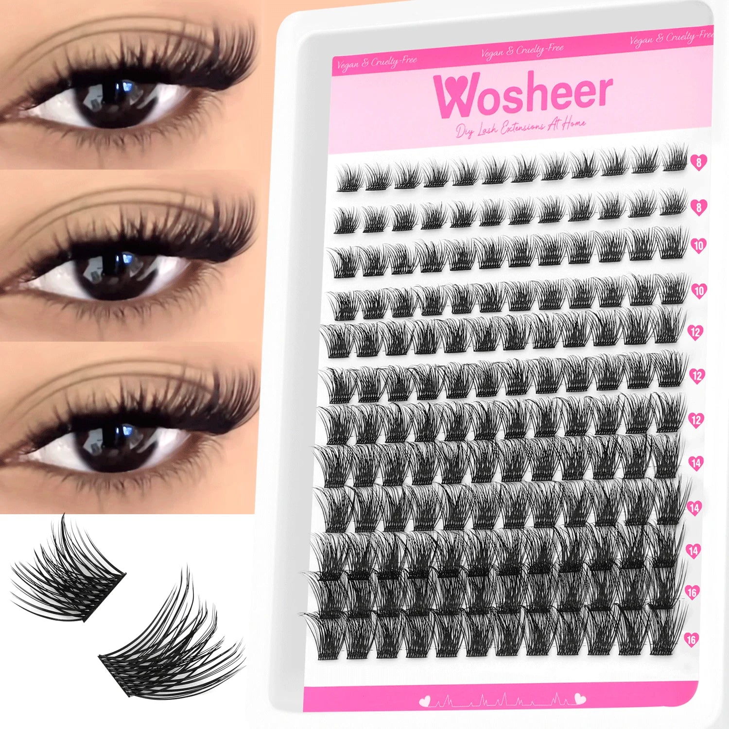Wosheer 5-Minute Salon Lash Kit