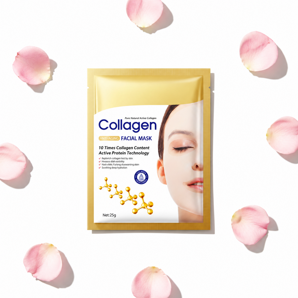 CollaGlow Anti-Wrinkle Facial Mask Set – product cover on pure white background | Glow Vanta