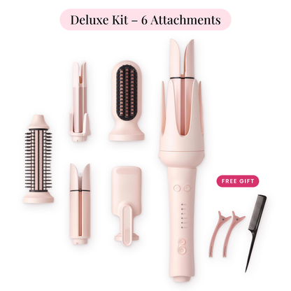 GlowCurl Pro – Deluxe Kit – 6 Attachments | Glow Vanta