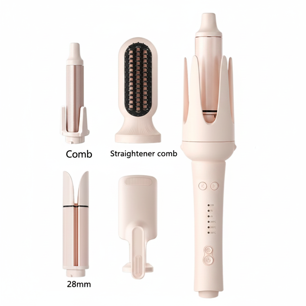 GlowCurl Pro — Automatic Rotating Hair Curler