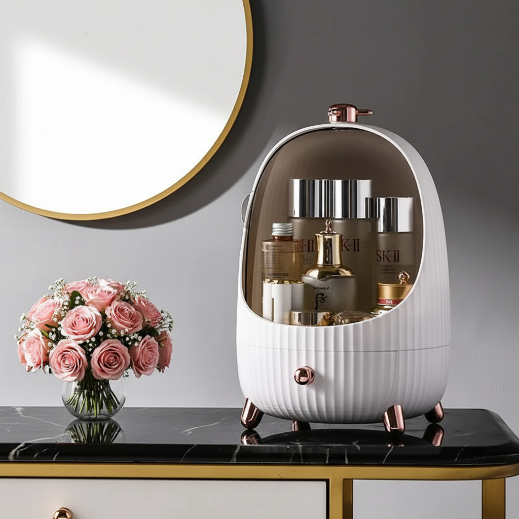GlowBox Organiser – LED Vanity Storage Case