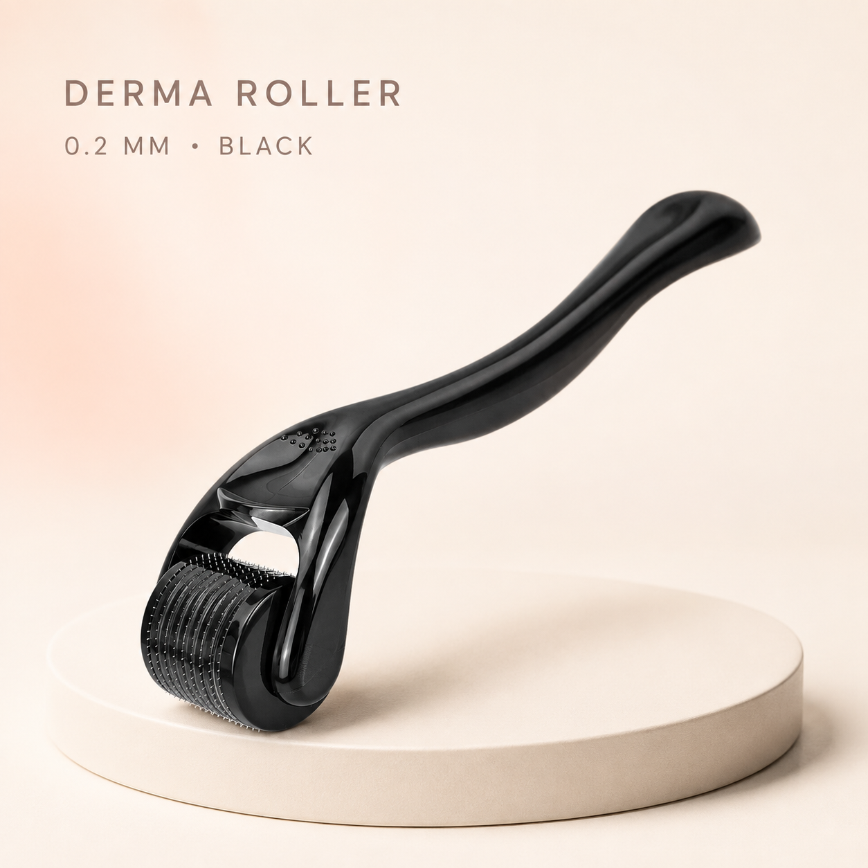 GlowIce Derma Roller 0.2 mm Black premium variant