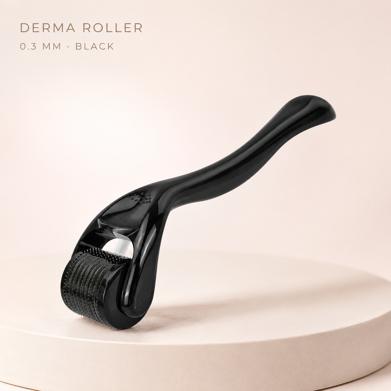 GlowIce Derma Roller 0.3 mm Black premium variant