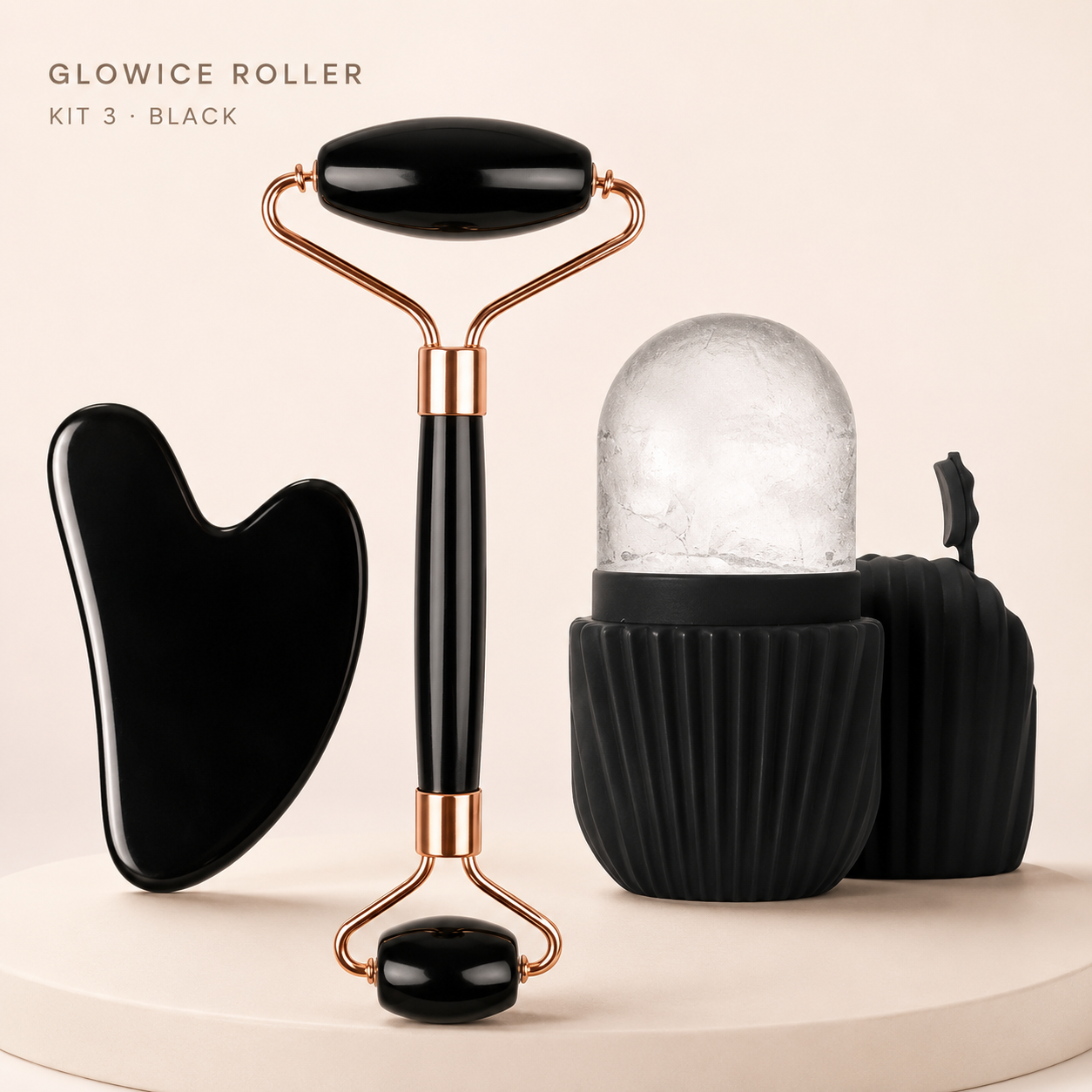 GlowIce Roller Kit 3 Black premium variant