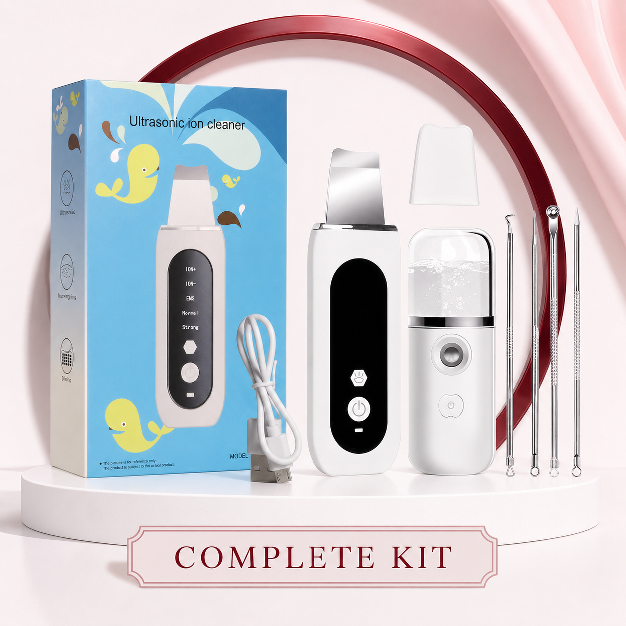GlowSonic Cleanser complete kit