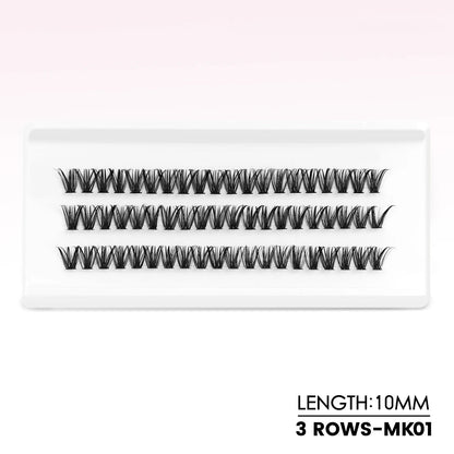 Salon Lash Lift Kit – 10 mm three-row MK01 lash clusters | Glow Vanta