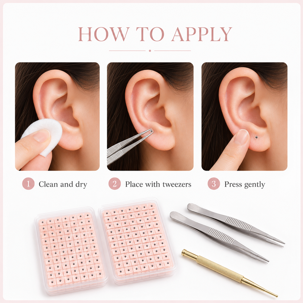 How to apply SerenEar ear seeds