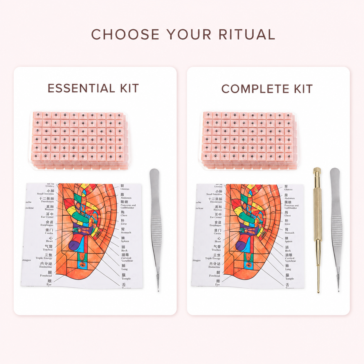 SerenEar Essential and Complete Kit comparison