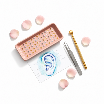 SerenEar – 4-in-1 Auricular Therapy Kit – product cover on pure white background | Glow Vanta