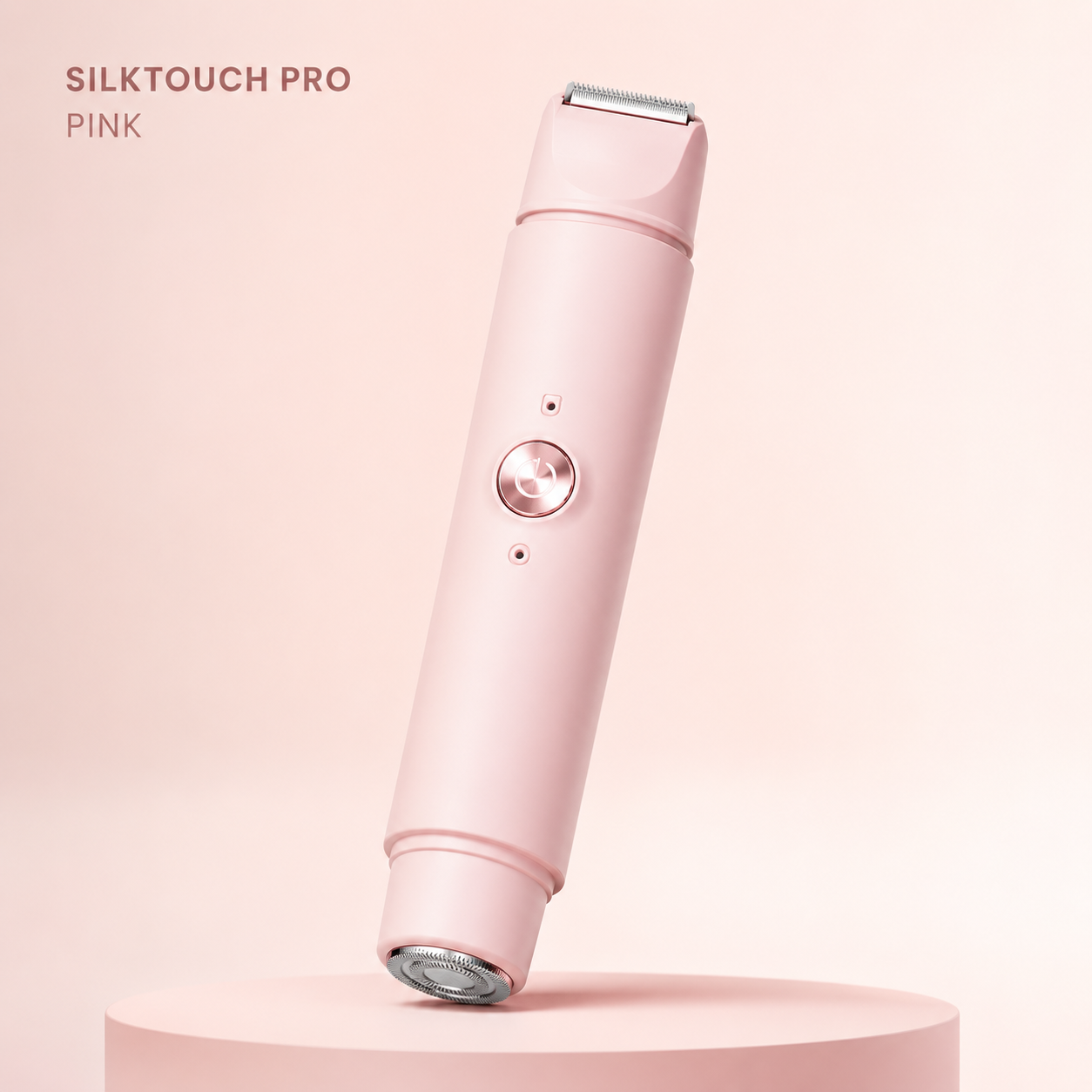 SilkTouch Pro Pink — premium 2-in-1 body and bikini trimmer