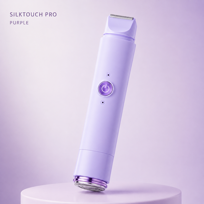 SilkTouch Pro – purple two-in-one body and bikini trimmer | Glow Vanta