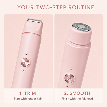 SilkTouch Pro – two-step trimming and smoothing routine | Glow Vanta