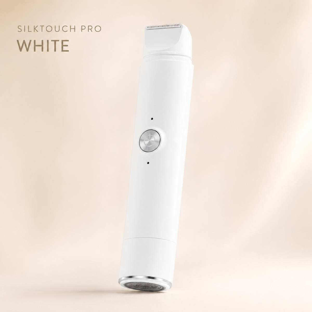 SilkTouch Pro – white two-in-one body and bikini trimmer | Glow Vanta