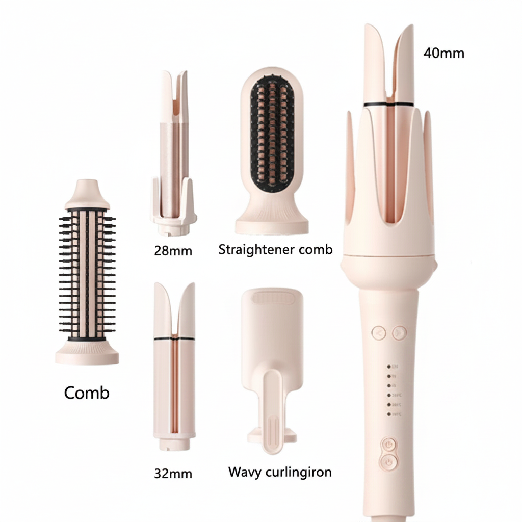 GlowCurl Pro — Automatic Rotating Hair Curler