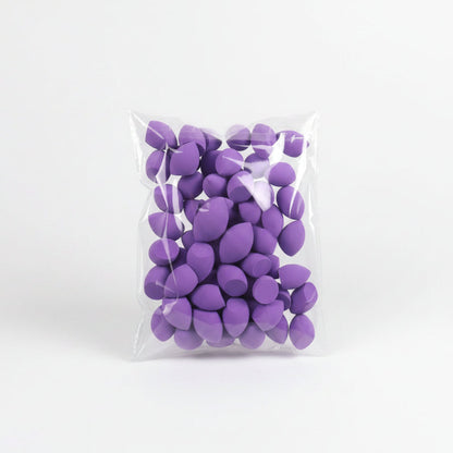 VelvetTouch Puff Set – bag of purple teardrop make-up puffs | Glow Vanta