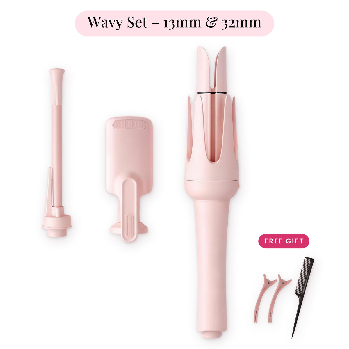GlowCurl Pro – Wavy Set – 13mm & 32mm | Glow Vanta